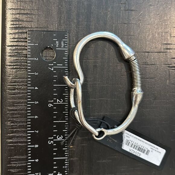 NWT UNOde50 Hooked on A Feeling Silver Plated Hook Bungee Bracelet - Picture 7 of 7